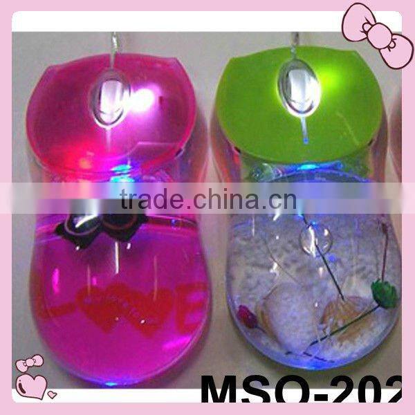 beautiful wired laser mouse