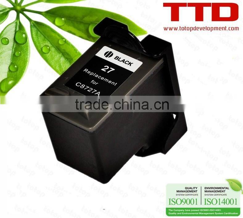 TTD Refurbished Ink Cartridge C8727A for HP 27 cartridge