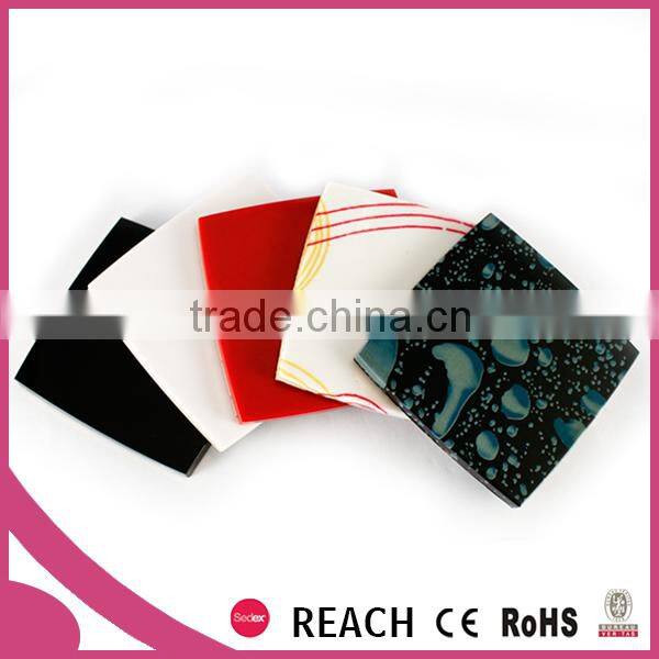 small one side square shape slide cover cosmetic mirror