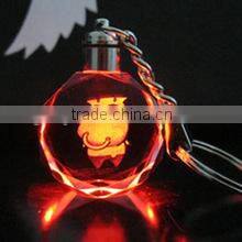 2015 popular Christmas gift cheap crystal keychain