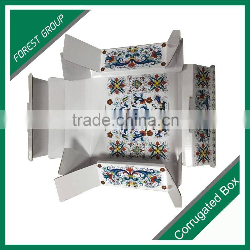 BOTH SIDES GLOSSY VARNISHED CORRUGATED PACKAGING BOX FOR BODY LOTION PACKAGING