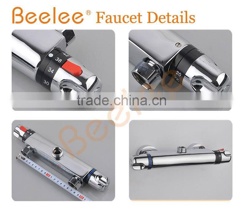 Brass bath&shower faucet thermostatic tap mixer wall faucet