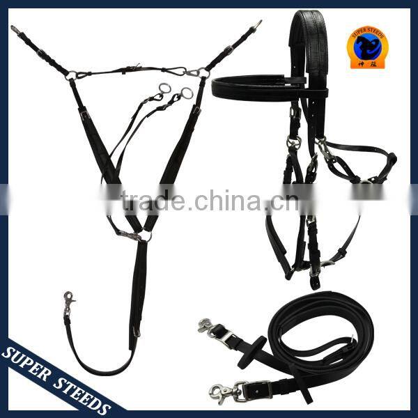 endurance soft PVC/TPUwebbing horse bridle and halter
