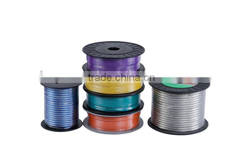 4C 12AWG flat car audio speaker wire automative speaker cable