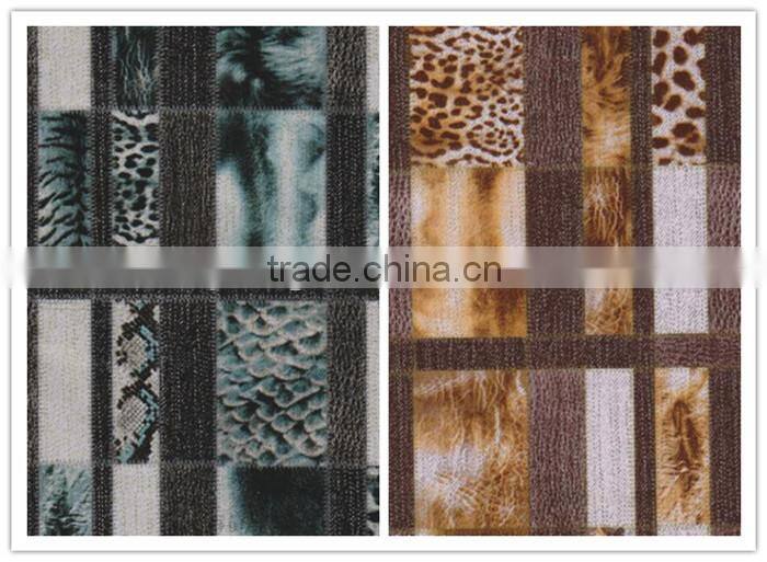 Full transfer printing foil for leather