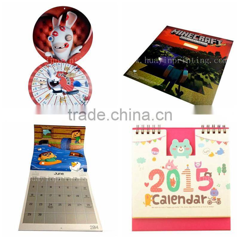 full color printing wall calendar