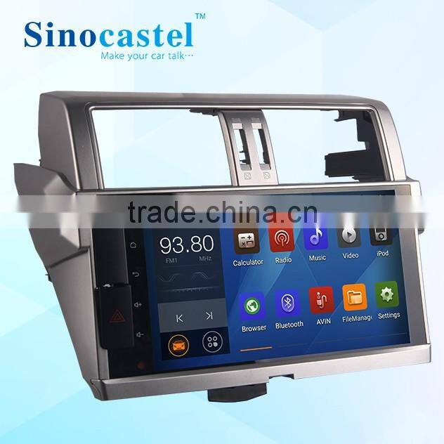 Low cost Android Quad core car stereo for Toyota Prado cars with GPS mirror link FM AM functions