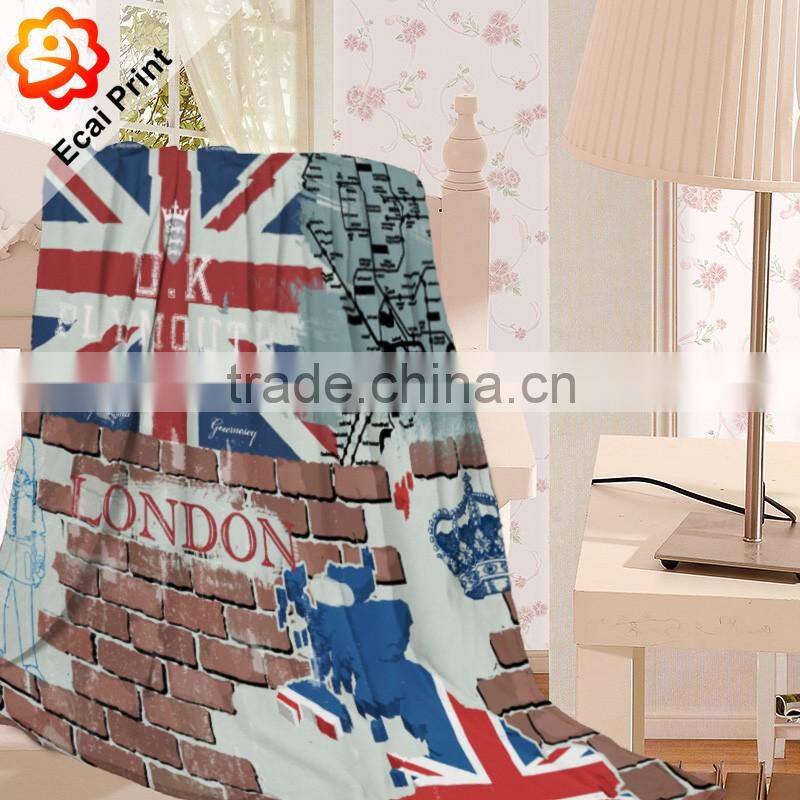 2016 hot sell printing heat transfer printed mexican blanket