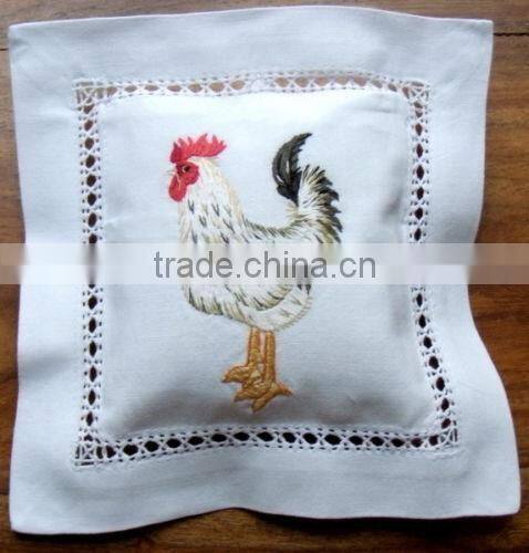 cotton embroidery lavender bag