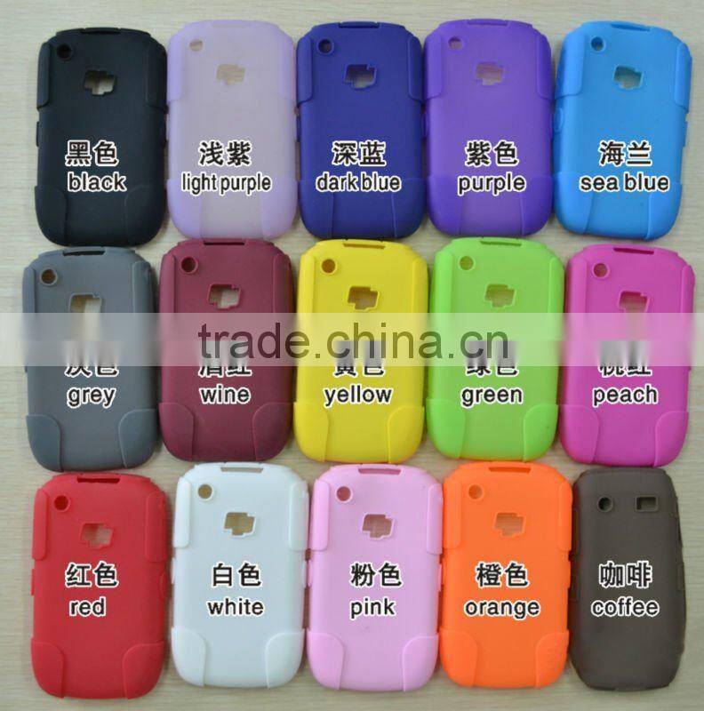 colorful design combo case for samsung s5670