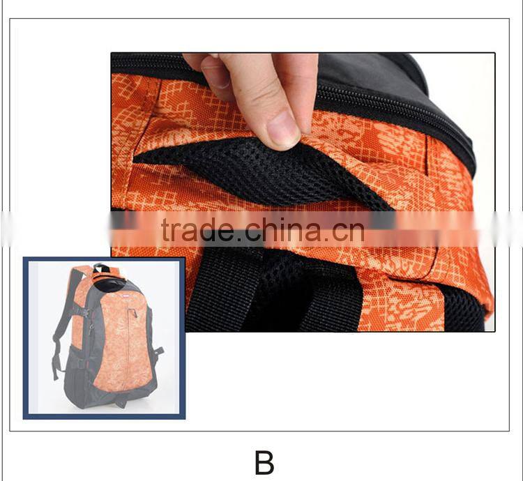 2014 multiple color selling nylon waterproof laptop backpack, outdoor adventure backpack in Guangzhou