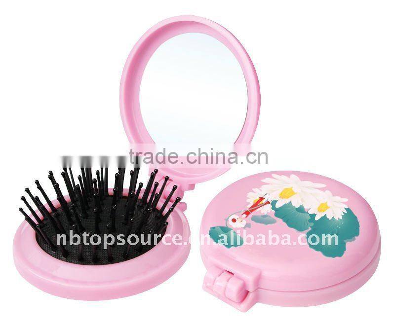 Mini Cheap Wooden Removal Clean Portable Pet Hair Brush for promotion