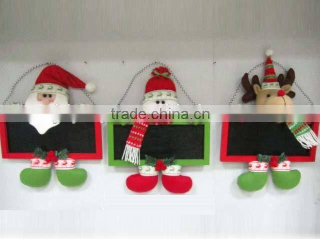 2014 Hot Sale Christmas Plush Wall Hanging Decoration Toy,Ornament Christmas Hanging Decoration Toy,Christmas Ornament Toy