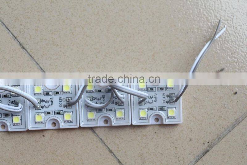 Plastic base 100lm/PC DC12V Epistar 4smd 5050 LED MODULE