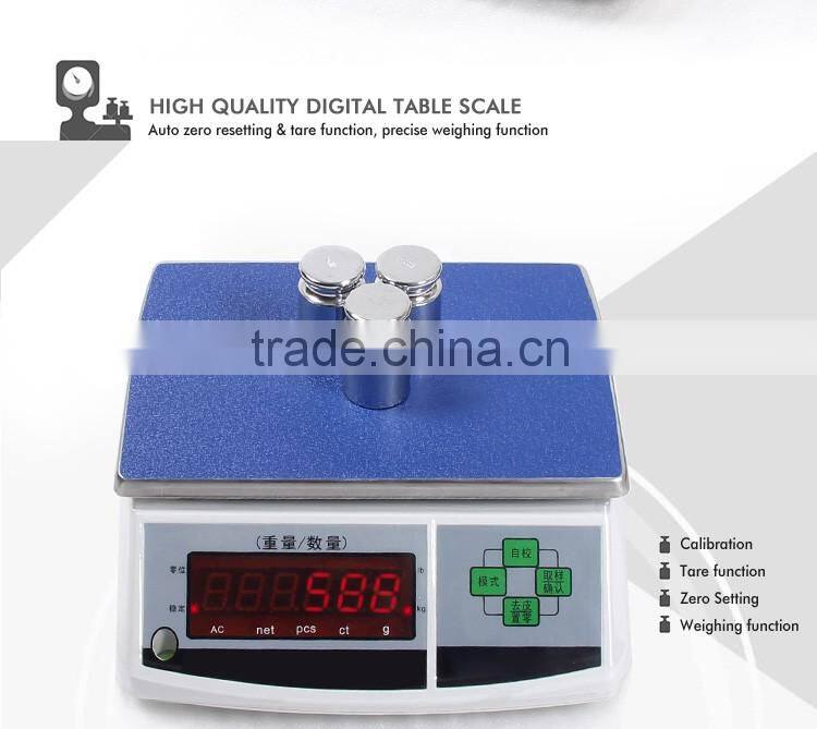 Bule LCD Electronic Counting Weighing Scales
