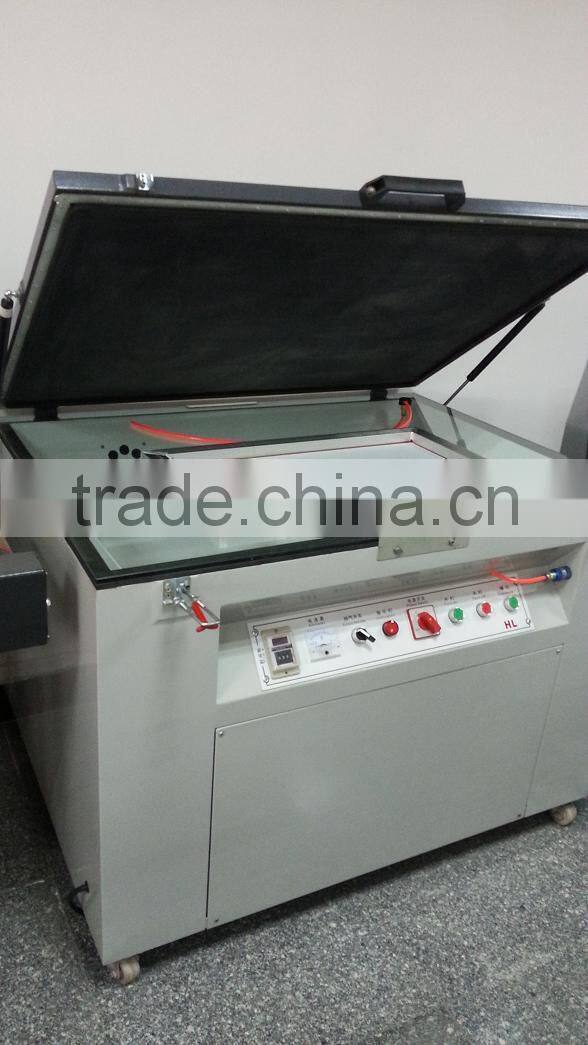 Large vacuum UV exposure machine for making screen printing plate