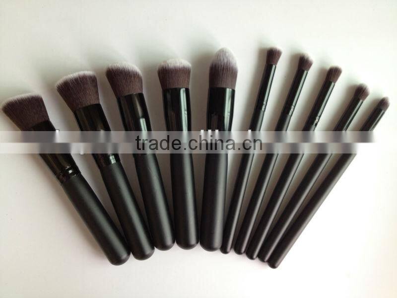 top quality 22/23 piece goat hair make up pink cosmetic brush set