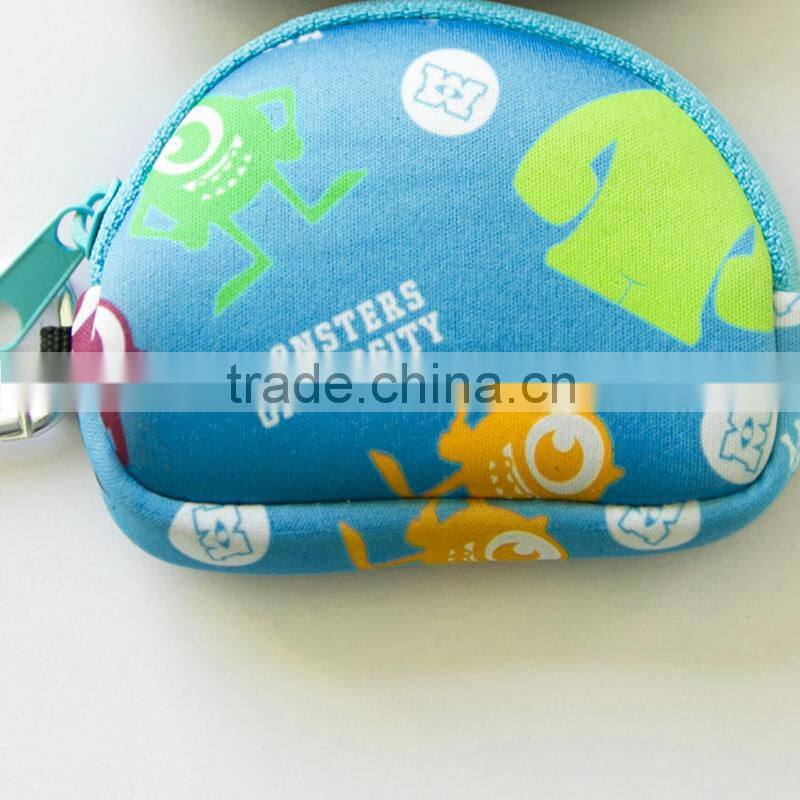 High quality neoprene money bag,beautiful elastic and durable coin bag/sleeve