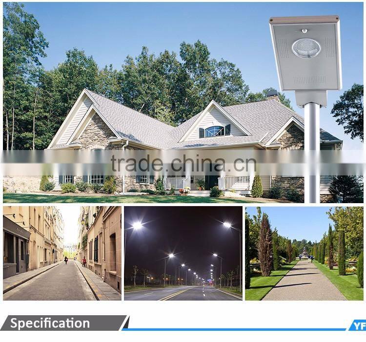 YANGFA module mounted ip65 waterproof solar led street light AS01 10W