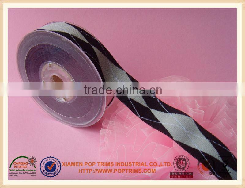 nylon jacquard elastic webbing for underwear