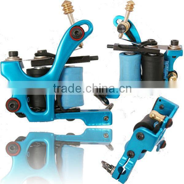 New Design Blue Aluminum Alloy Tattoo Machines