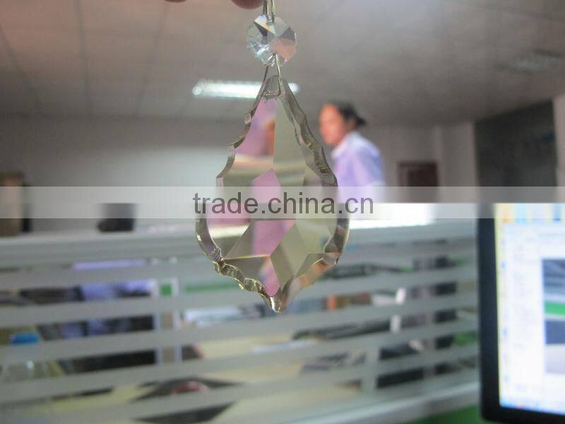 Gold Antique European Crystal Chandelier Glass Arm Candle Chandelier for Building Decoration