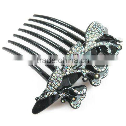 Fashion rhinestone Insert Comb