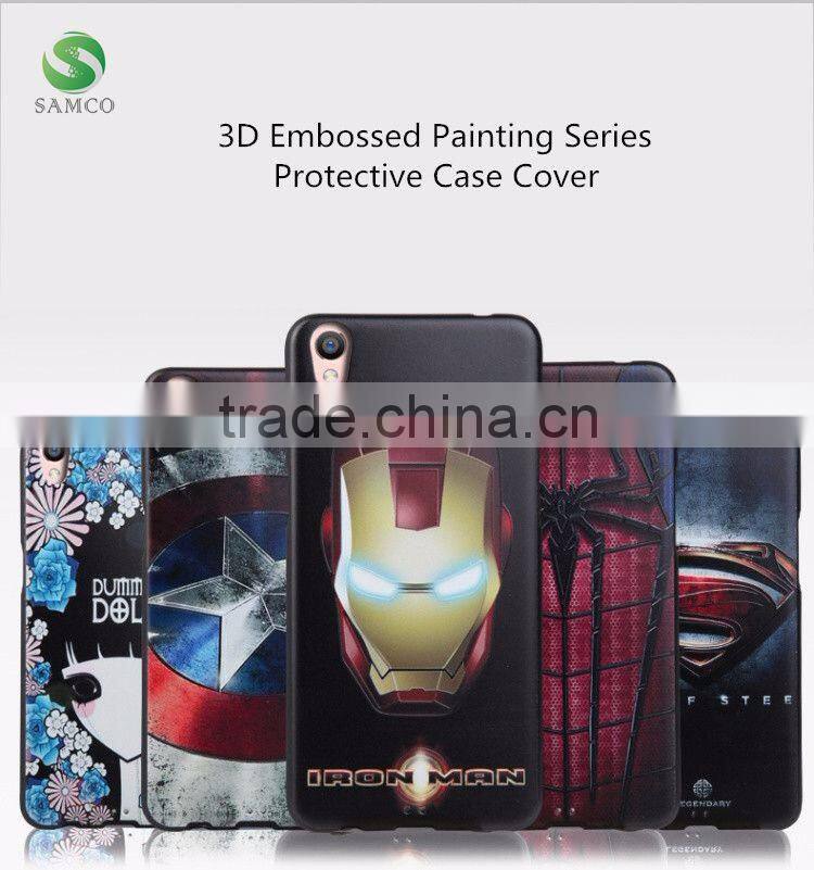 Samco Fashion Sublimation Printing Flexible Soft TPU Cell Mobile Phone Case for OPPO R9 Plus