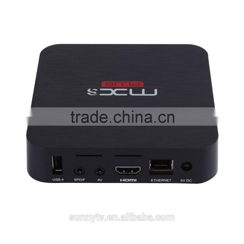 MXS PLUS Amlogic S905 64bits Android 5.1 TV Box Quad Core LOLLIPOP 905 TV BOX From China Manufacturer