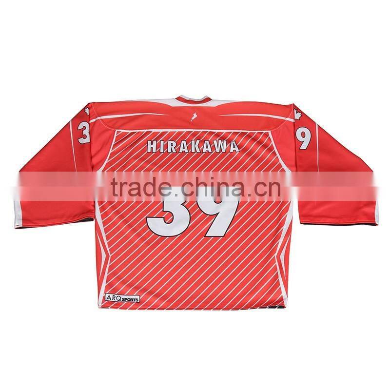 custom embroidered mesh hockey jersey wholesale