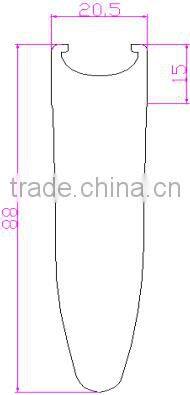 100% hand build bicycle wheels 700c carbon bike wheels 700c 88mm clincher, 700C 88mm Clincher Carbon Wheelset Road Bicycle