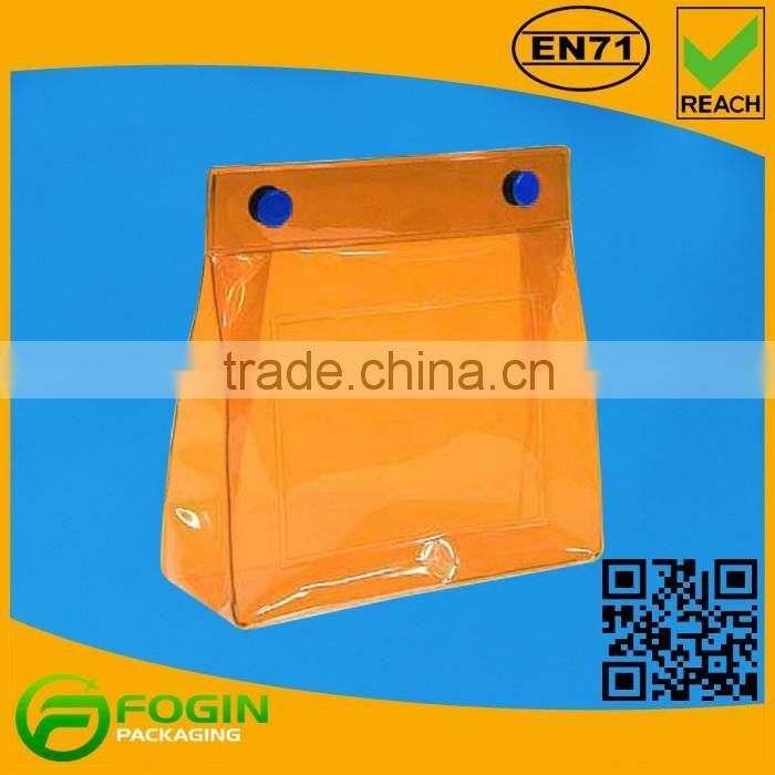 Promotional Cheap Transparent PVC Cosmetic Bags Set