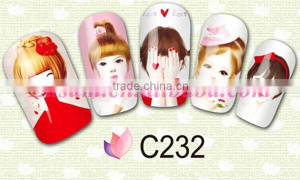 Water transfer nail art sticker Ble C series nail sticker