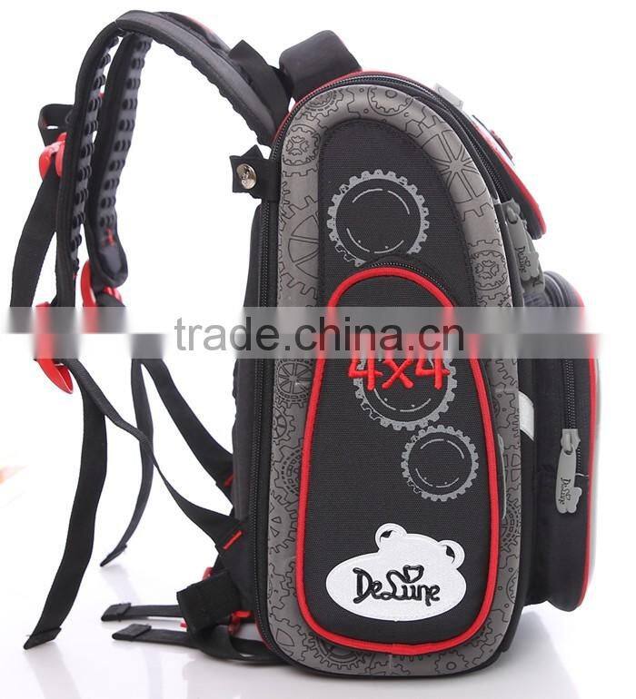 Kids red cars school backpack boy primary school bag
