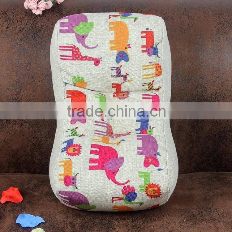 2015 new cartoon colorful animal waist cushion cover office pillow Car pillow