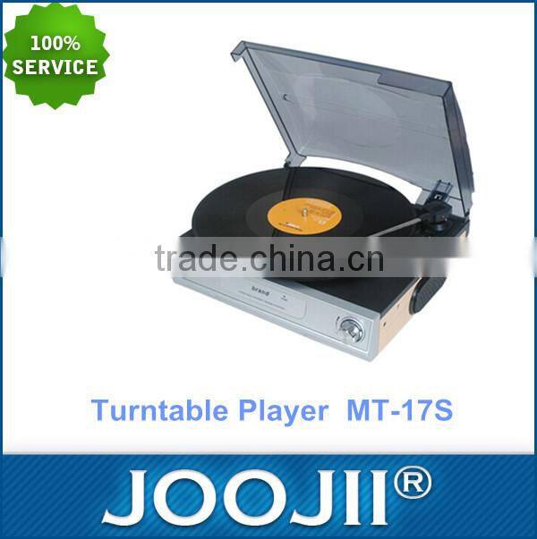 Turntable player built in stereo speaker