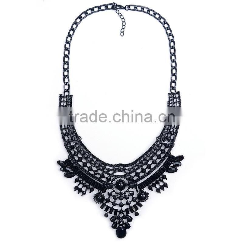 2016 New Fashion Vintage Exaggeration Statement Bib Choker Women Necklace