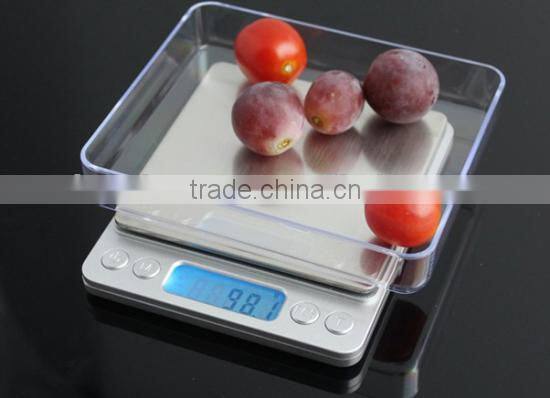 Blue backlight 0.01g Electronic jewelry pocket scale with tare function