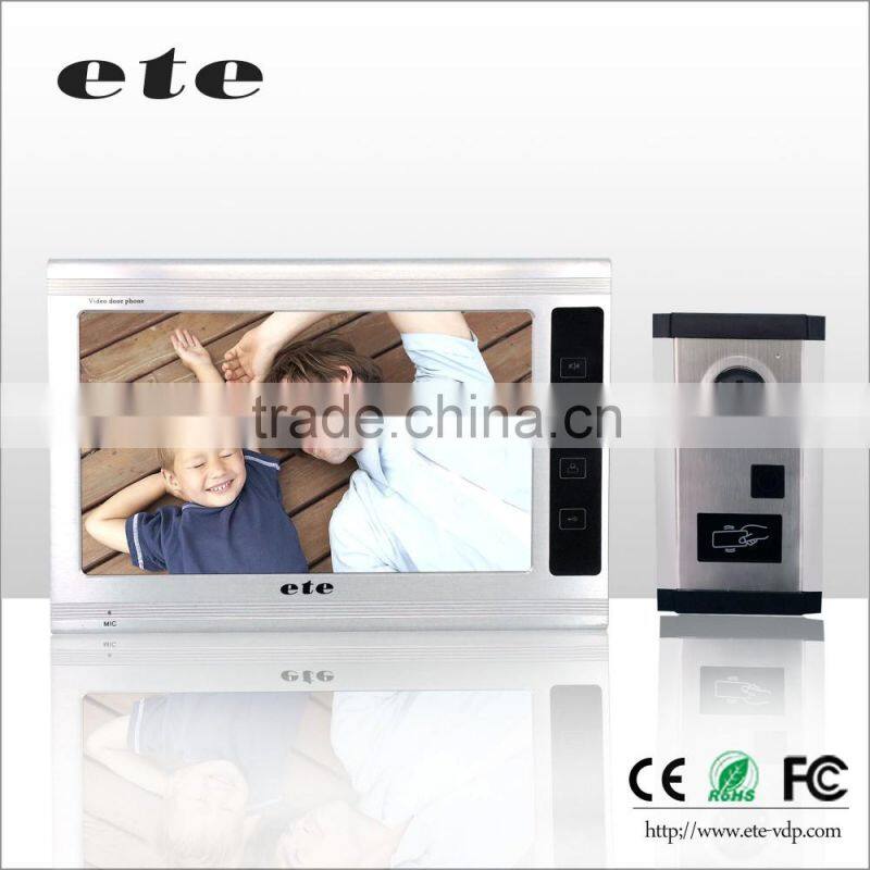 ete intercom system 9 inch tft coms camera wireless cheap sip door phone