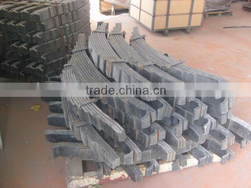 Truck Suspension Parts Manufacture Dump Heavy Duty Parablic Semi Trailer Different Types Of Leaf Springs