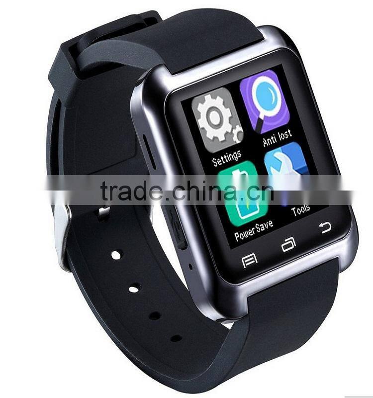 New arrival Touch Screen China Smart Watch Phone Hot wholesale with Pedometer Waterproof Bluetooth U80
