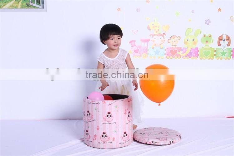 Durable PVC Foldable Ottoman Storage
