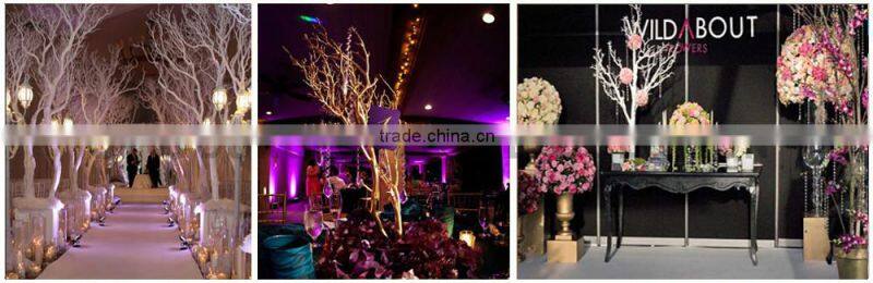White Fashion Artificial Dry Tree For Wedding Ceremony Decoration