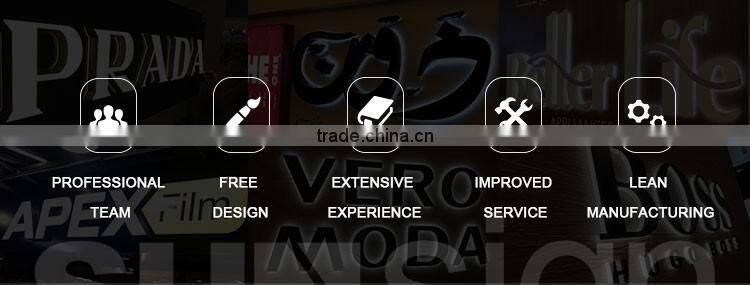 Cheap High Brightness Waterproof Acrylic Signage