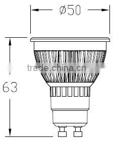3W GU10 Sharp COB LED Spotlight