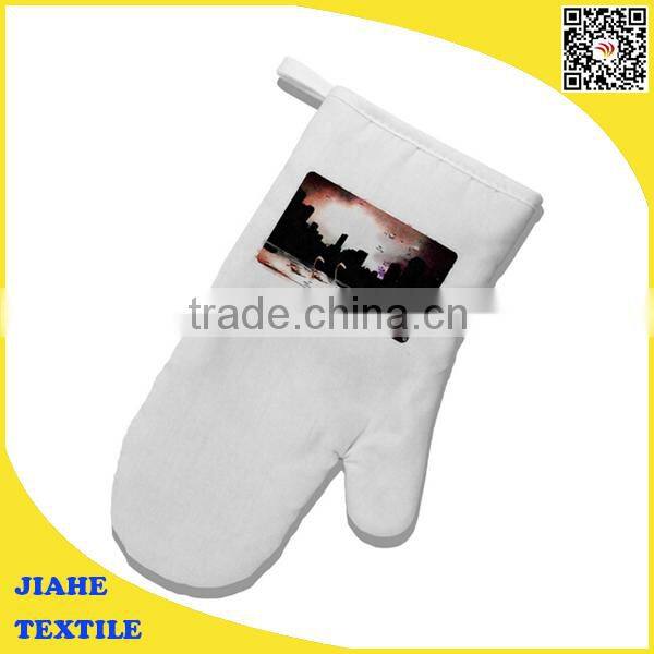 Canvas love kitchen funny double oven mitt