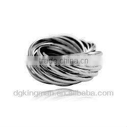 Kingman 2013 Hot Sale Real Gold Plating Rings Without Stones