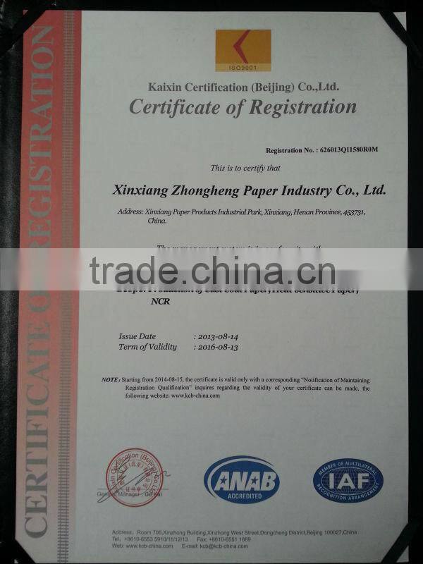 ISO Standard Bank Check Paper