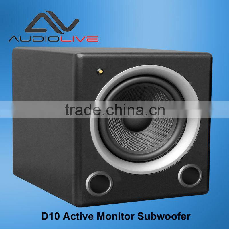 D10 10 inch bi-amplified Monitor Subwoofer Speaker