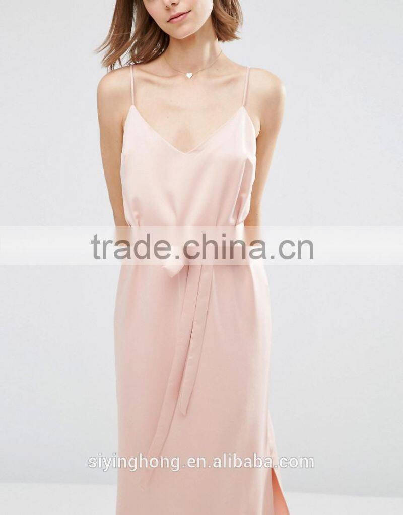 2016 fashion sexy women Midi Dress